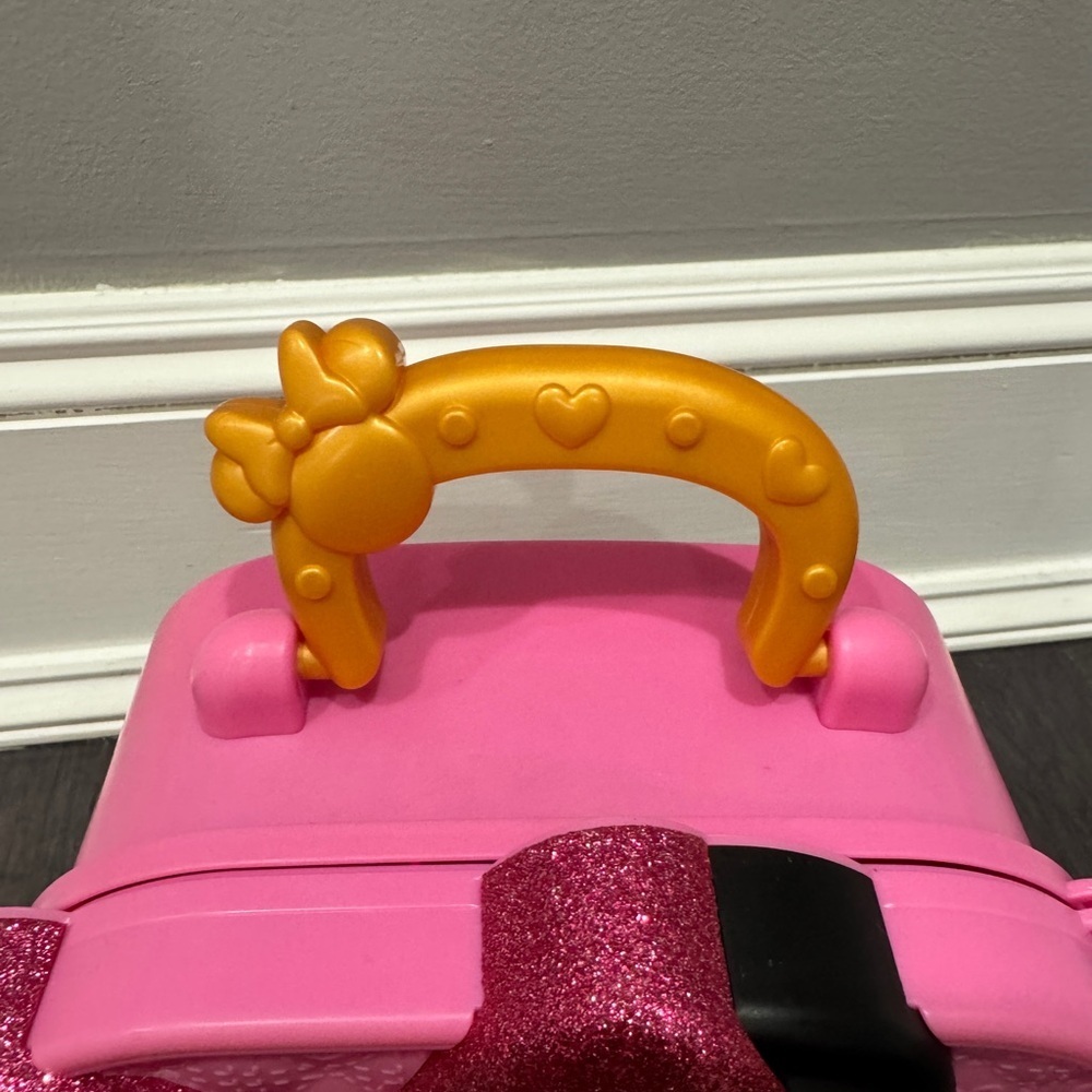Disney Junior Minnie Mouse Get Glam Magic Makeup Table Pretend Play Vanity Girls - Picture 4 of 7